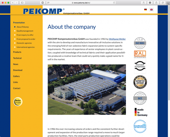 PEKOMP GmbH - Home EN