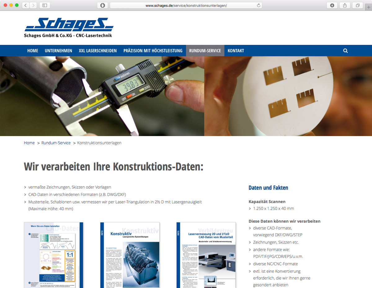 Schages GmbH und Co. KG - Konstruktionsunterlagen